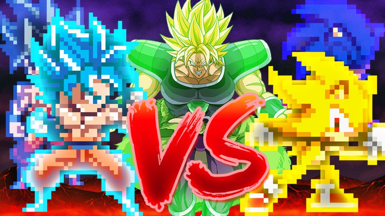 DBS movie Broly vs Goku and Sonic part 3