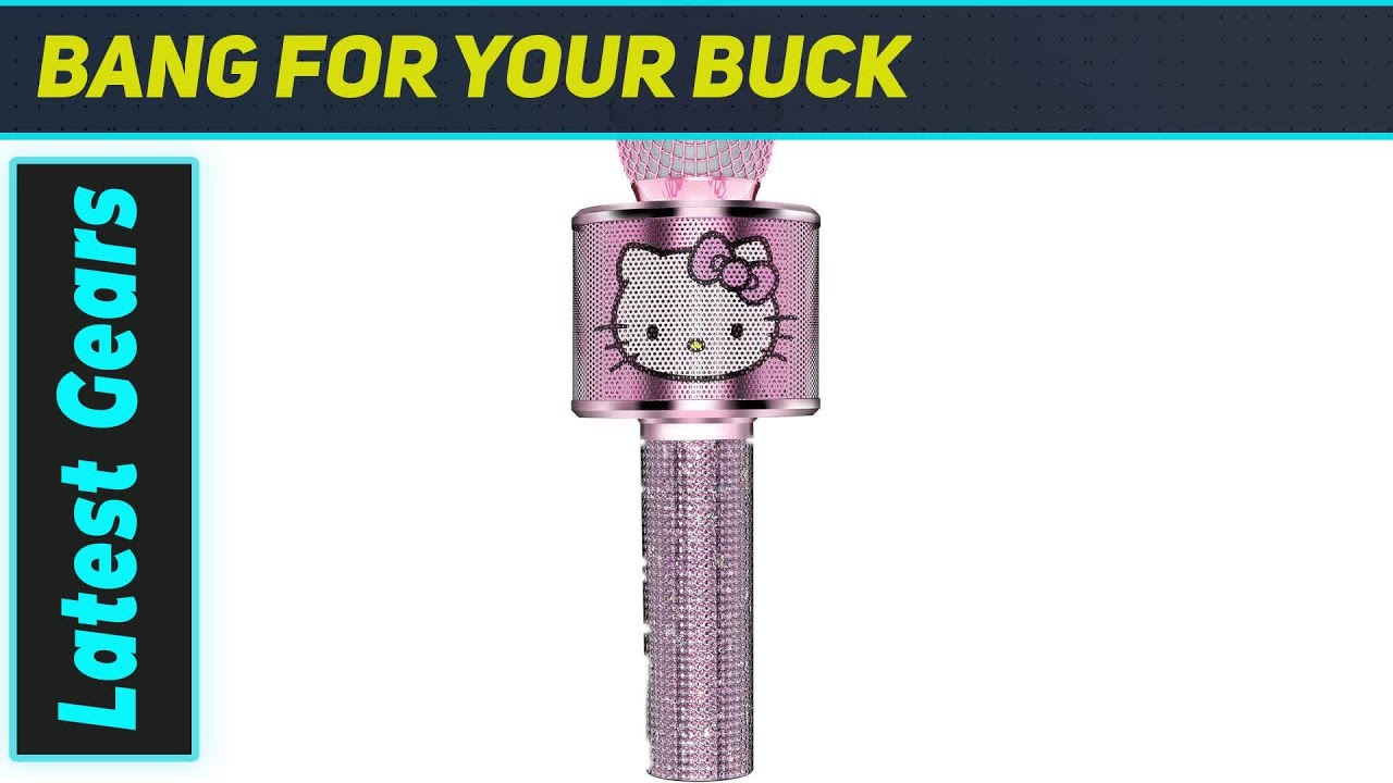 Hello Kitty Bluetooth Karaoke Microphone: The Ultimate Portable Party Fun!