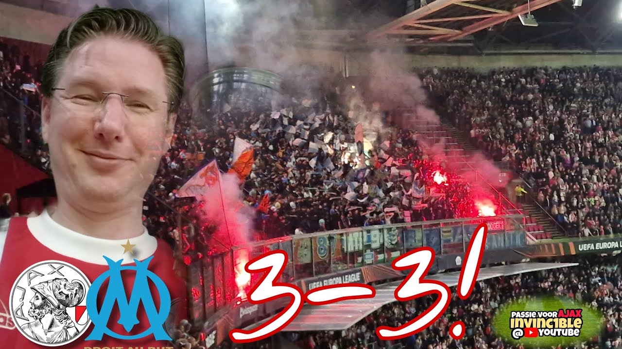 AFC AJAX 3-3 Olympique Marseille 21-09-2023 1st Europa League game @ Johan Cruijff Arena.