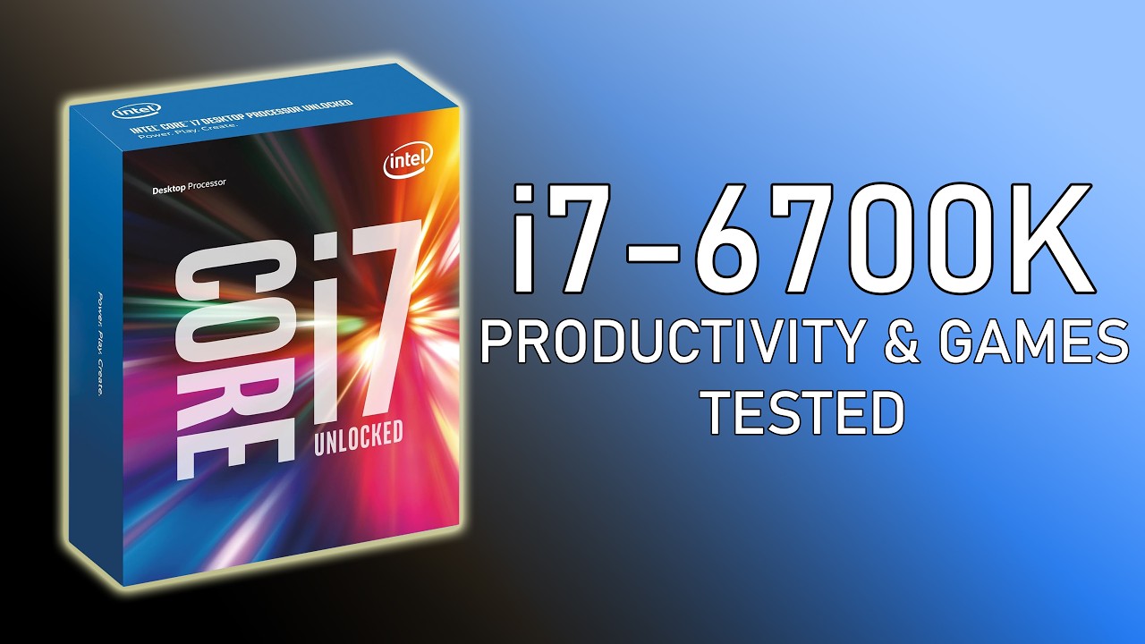 Intel i7-6700K: 4 ядра, 8 потоков... Снова