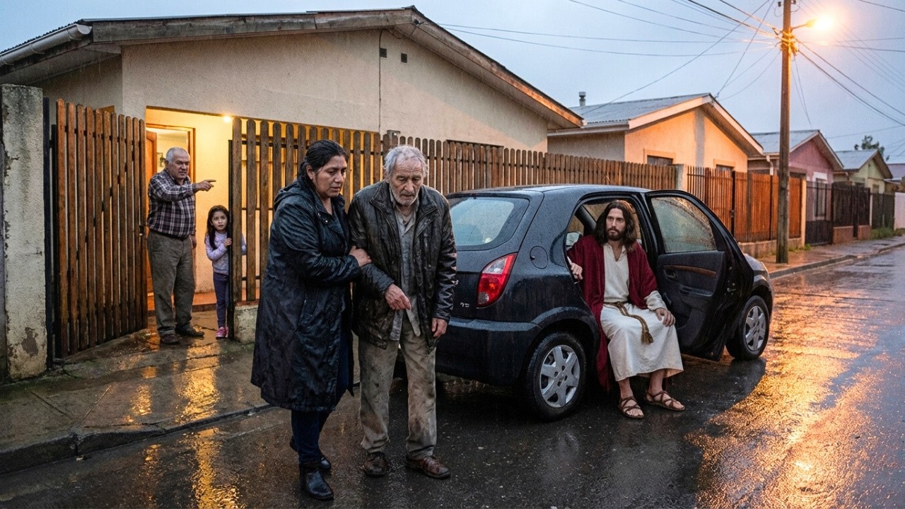 LA MUJER RECOGIÓ A UN ANCIANO CON DEMENCIA EN LA CARRETERA.. SU ESPOSO LA AMENAZÓ. JESÚS IBA DETRÁS