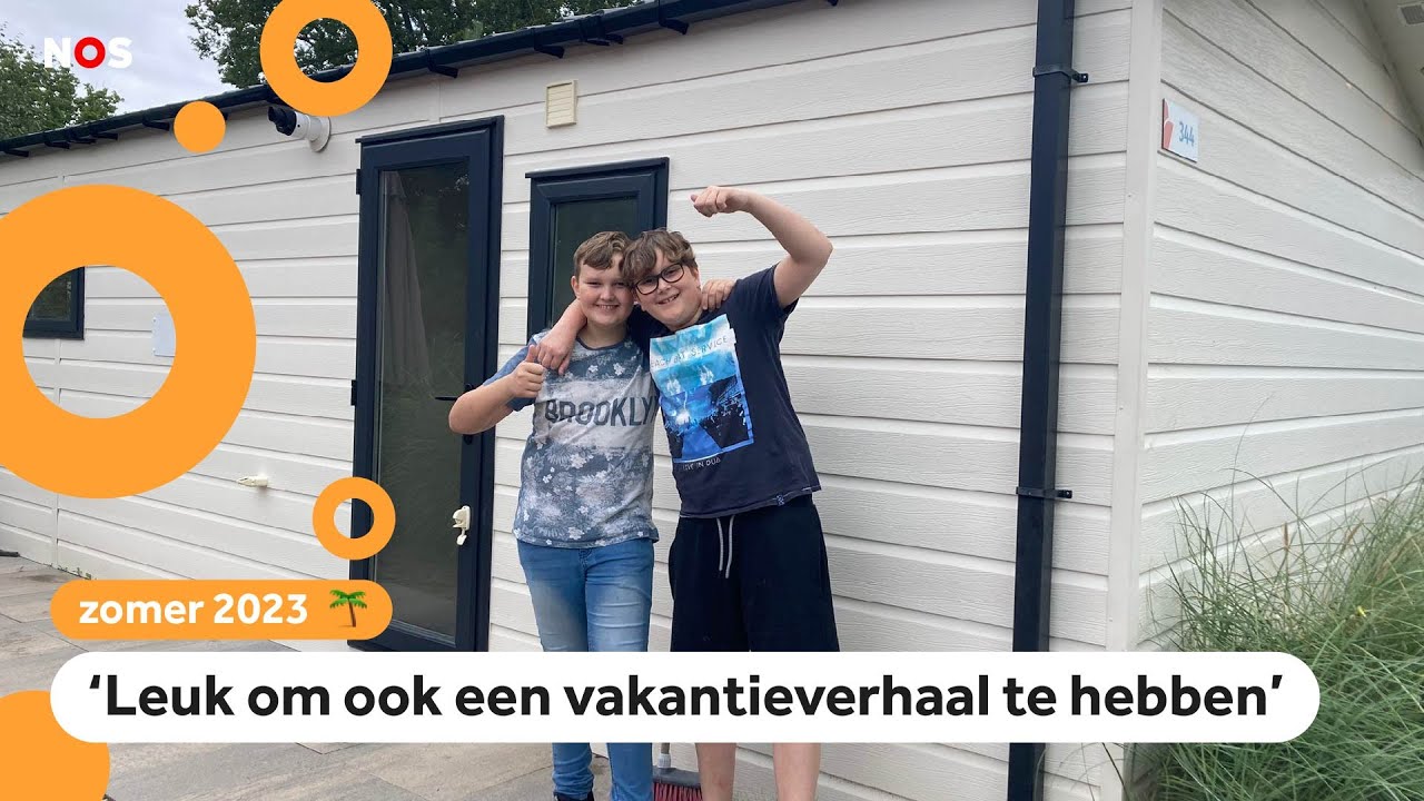 Jayden en Dylan kunnen na 5 jaar eindelijk weer op vakantie