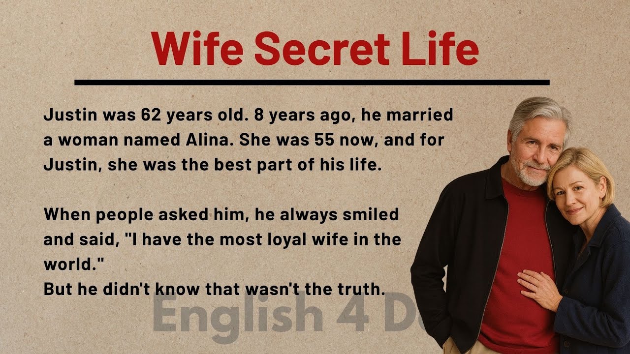 Learn English Through Story Level 3 _ Graded Reader Level 3 _ English Story _ Wife Secret Life