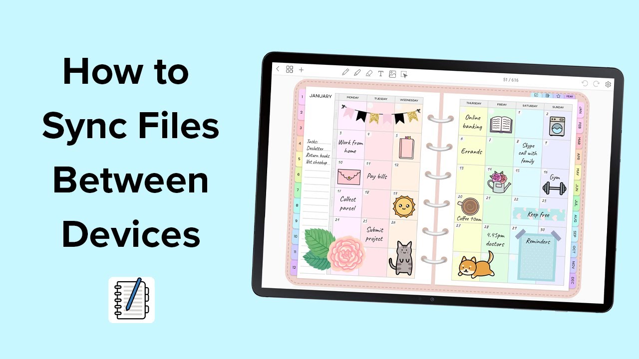 How to sync files between devices | Penly app tutorial