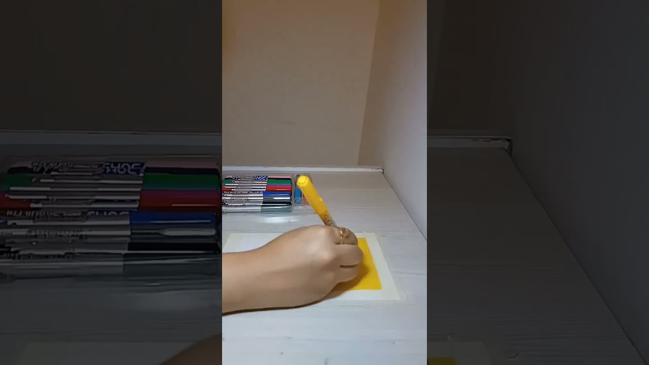 Painting Using Brush Pens 😍🎨🍁 @varinsworld5032 #easy #viral #jain #art #youtube #brushpenpainting