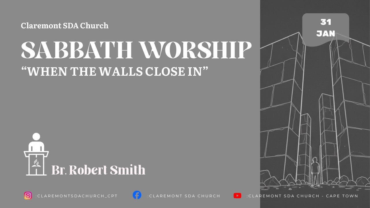 Claremont SDA Church-31-Jan- 2025--Br Robert Smith
