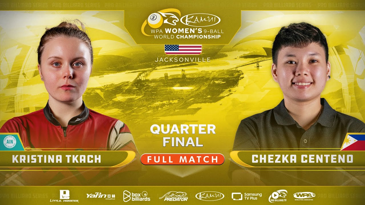 CENTENO vs TKACH ▸ Kamui WPA Women's 9-Ball World Championship 2025 🇺🇸