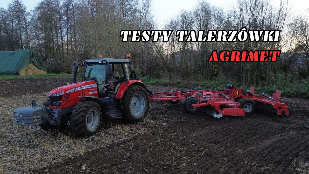 Test brony talerzowej AGRIMET 🚜⚙️ | Pierwsze przejazdy w polu!