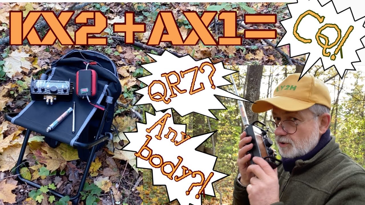 Minimalist Radio setup - can it work? Elecraft KX2 + AX1 antenna in the park.