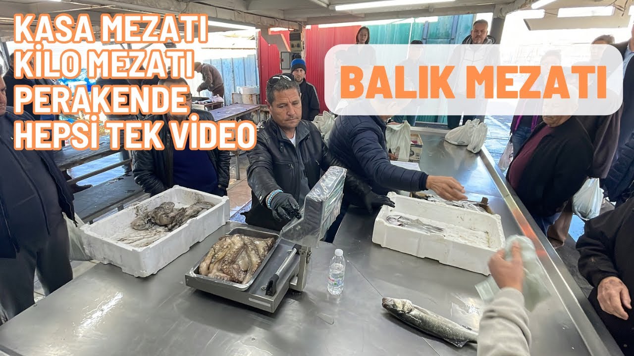 Ahtapotlu mezat sonunda tane balık kalmadı 27.02.2024 #balık #mezat #balıkmezatı