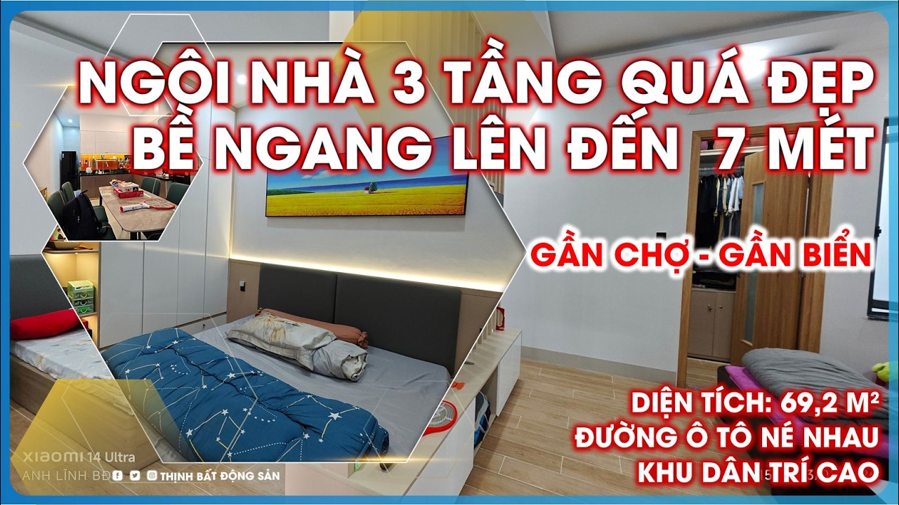 🔥Nhà mới đẹp quá ! Kết cấu 3 tầng vào ở ngay giá tốt tại Nha Trang ( Hot ) 
