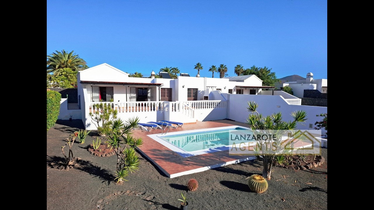Unique Opportunity To Purchase A 3 Bedroom Villa With Private Pool In Los Calamares Of Playa Blanca