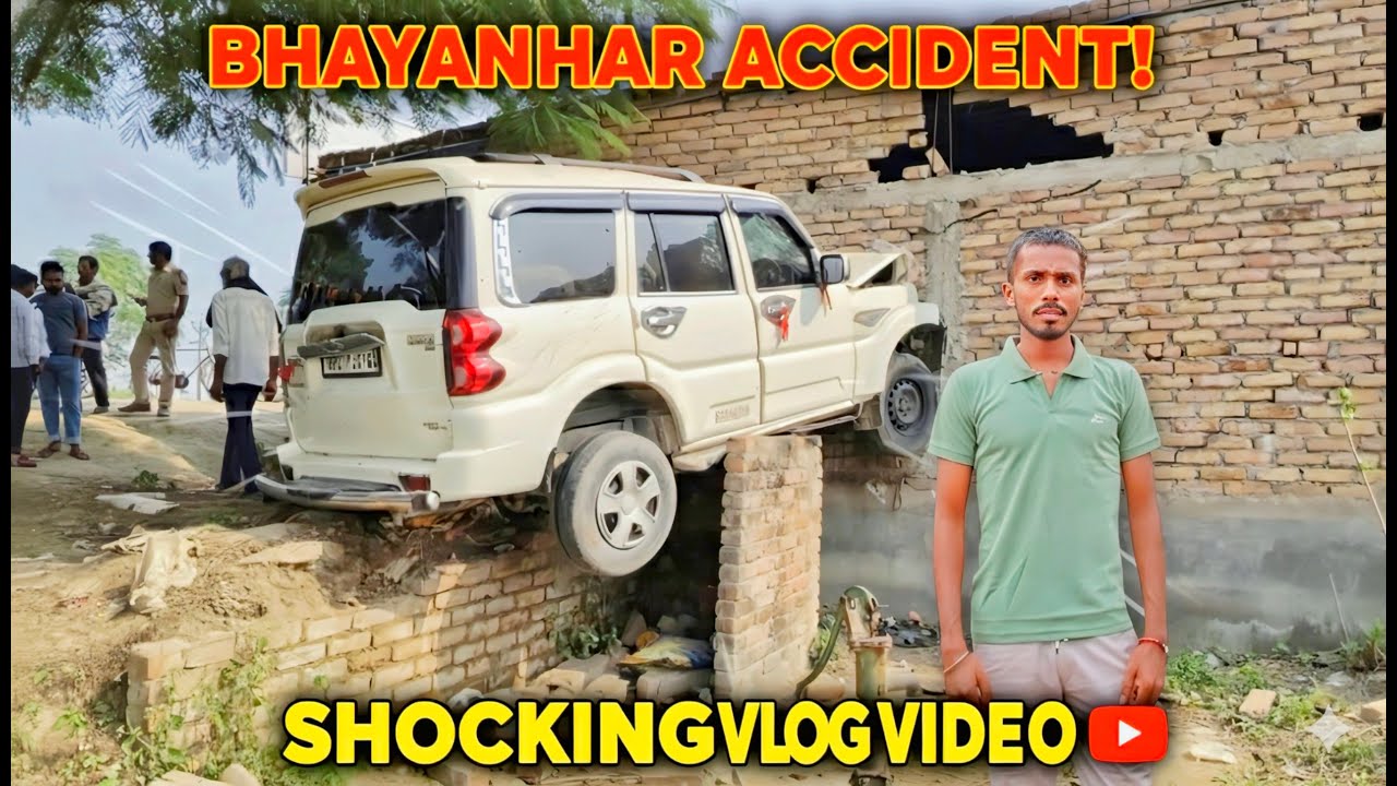 Highway Pe Scorpio Ka Itna Bada Accident Hogya 😭 Sab Bach Gaye