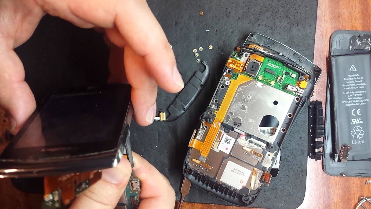 Blackberry Torch 9800 замена основного шлейфа