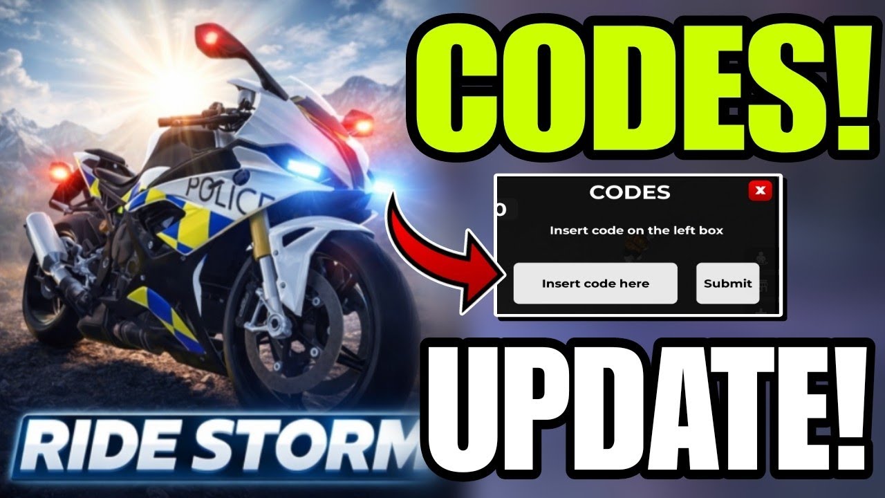 *👮 ОБНОВЛЕНИЕ!* КОДЫ ДЛЯ RIDE STORM - RIDE STORM - КОДЫ ДЛЯ RIDE STORM - КОДЫ ДЛЯ RIDE