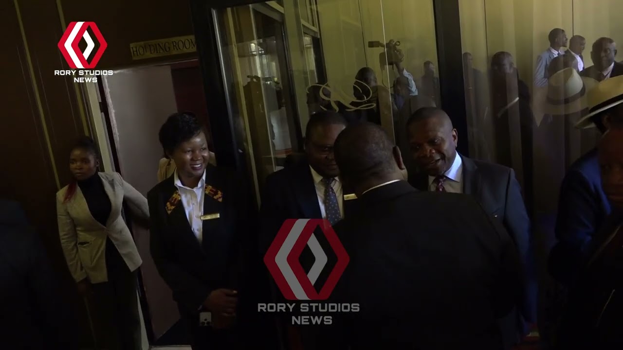 VP Chiwenga has arrived at HICC for Presidential Innovation fair awards ceremony 