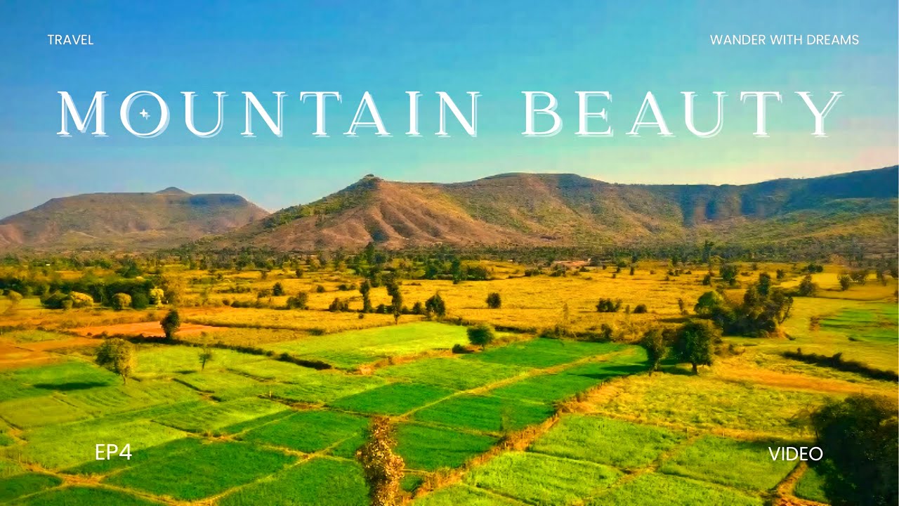 This is not Nepal, this is a beautiful mountain in the village