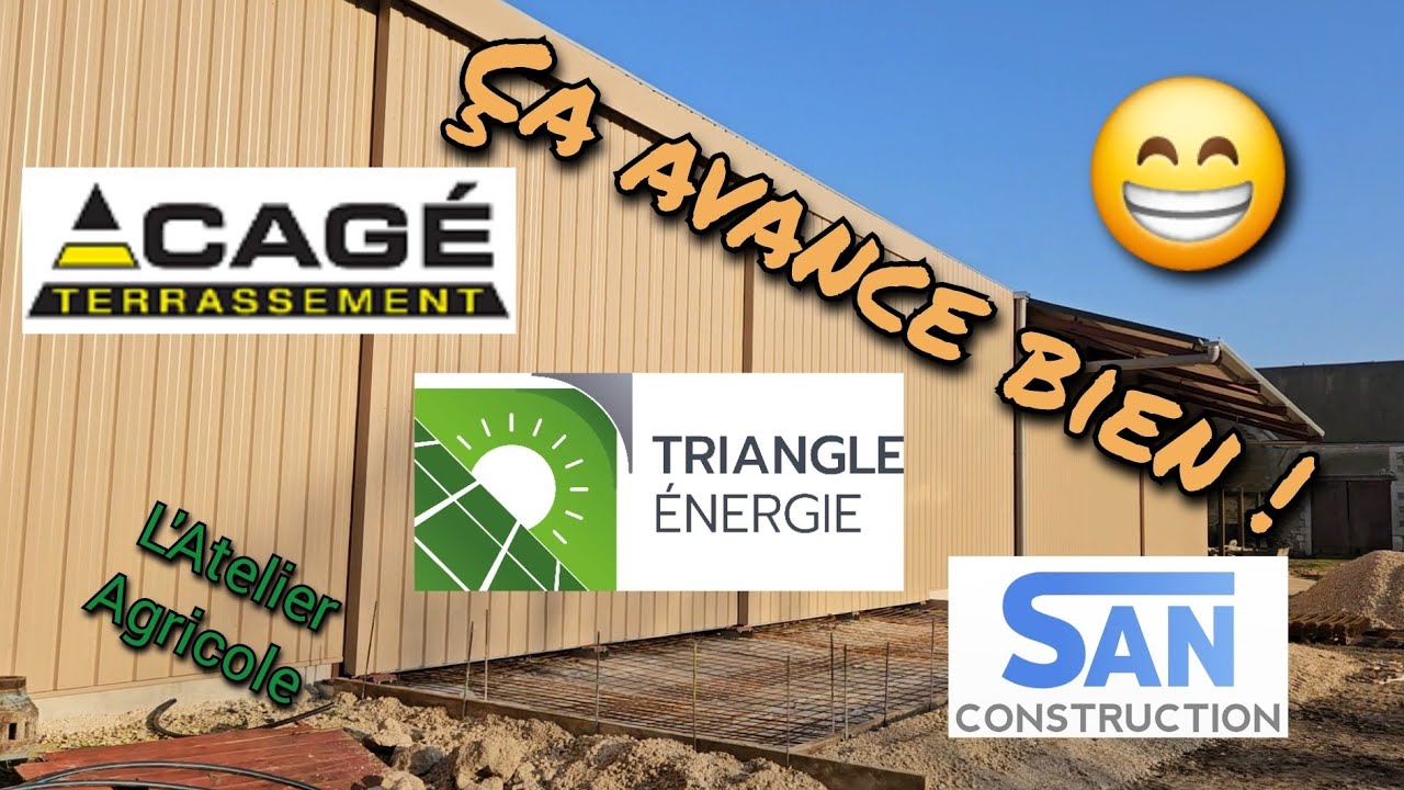 Le hangar est bientôt complètement fini 😁