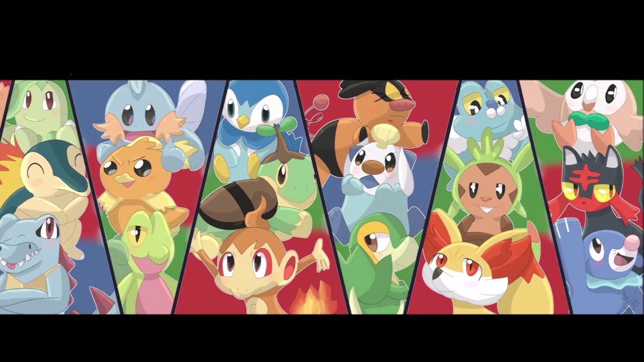 【Speedpaint】Starter Pokemon