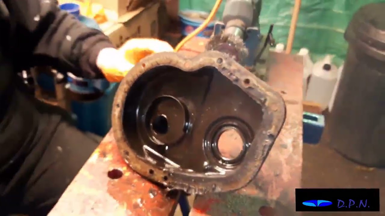 removing the timing case cover and replacing crankshaft oil seal Austin Metro MG Metro