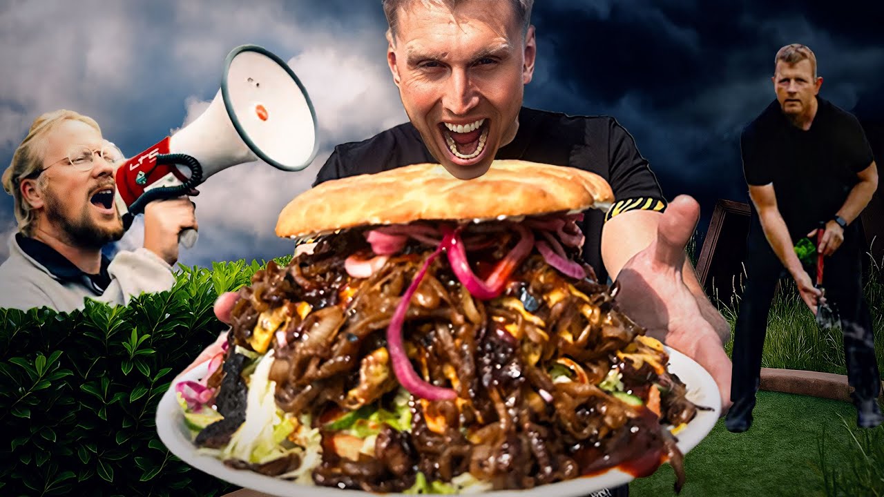 3,5 KILO BURGER - NABOEN FRA HELVEDE