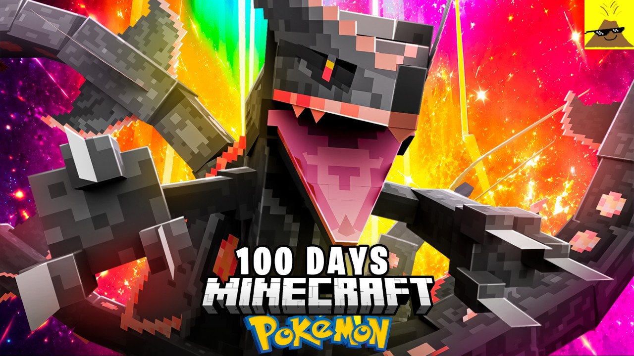I Spent 100 Days as a SHINY LEGENDARY TRAINER in Pok&eacute;mon Minecraft VS my Rival! (Duos Cobblemon)