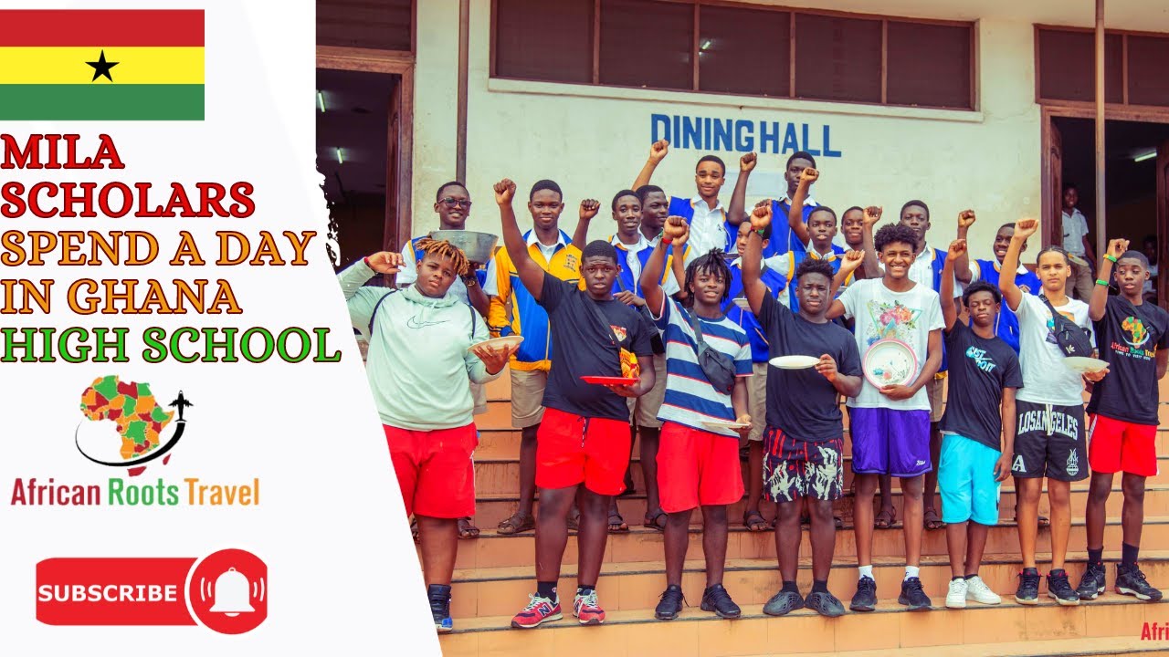 Breaking barriers: African American Scholars visit Ghana  High School #africanamerican #ghana