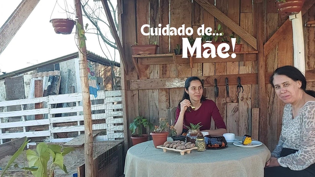 Cuidando e sendo cuidada | Organização, pausa e café da tarde com minha mãe❤️