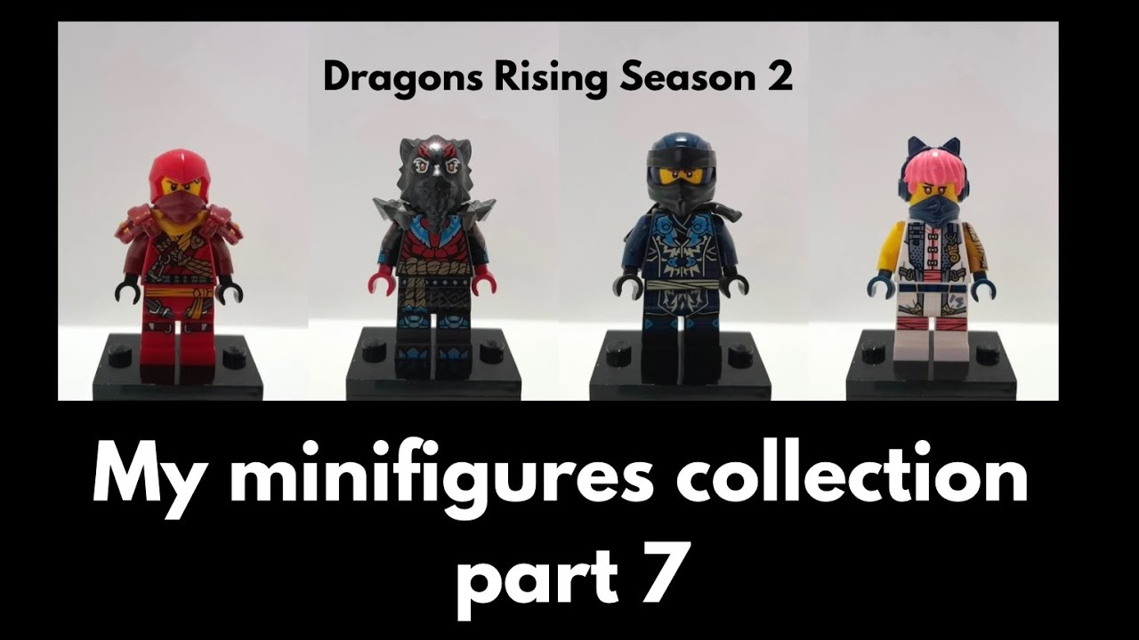 My Lego Ninjago minifigure collection part 7! ( Dragons Rising Season 2)