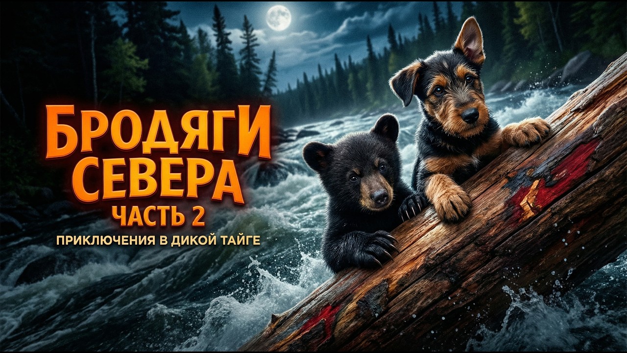 БРОДЯГИ СЕВЕРА - ЧАСТЬ 2 | ЗАХВАТЫВАЮЩИЕ ПРИКЛЮЧЕНИЯ В ДИКОМ ЛЕСУ | ИСТОРИЯ НА НОЧЬ