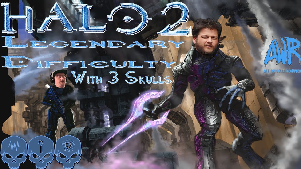 Halo 2 - Legendary With a first time Spartan! Chirp X Bazar ! 3 skuls (and iron)