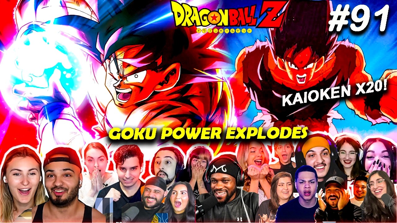ГОКУ КАЙОКЕН X20 ВЗРЫВАЕТСЯ‼️🔥 РЕАКЦИЯ НА КАМЕХАМЕХУ ГОКУ. Эпизод 91 Dragon Ball Z 🐲 (Dragon Ball Z)