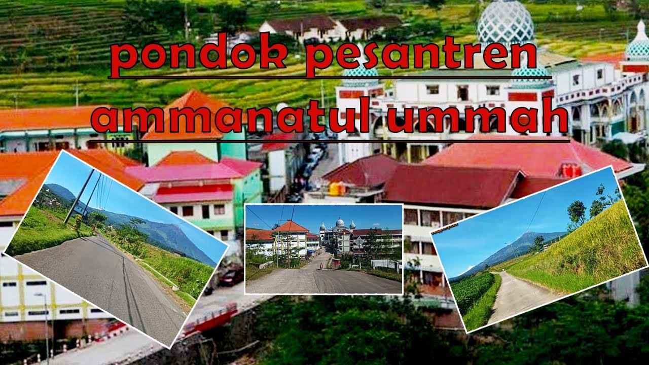 Perjalanan menuju ponpes internasional amanatul Umamah dari arah pandan.