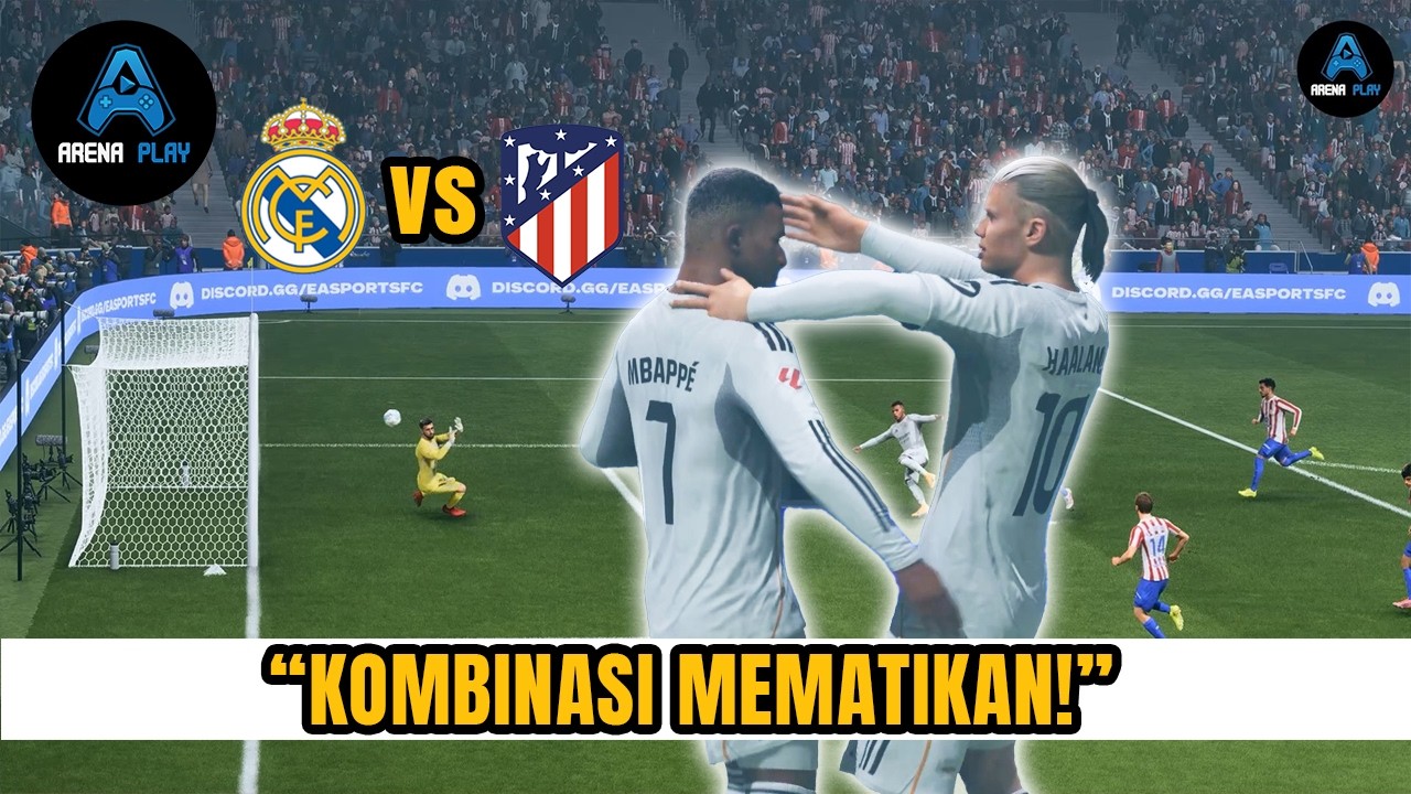 EP.9 | Gol Emas Mbappé! Assist Haaland Antar Madrid Taklukkan Atletico #arenaplay #gaming #fyp