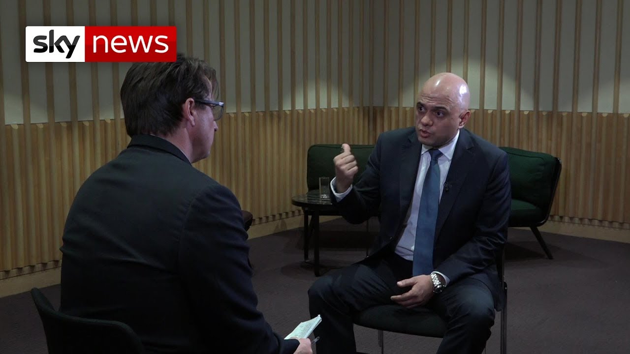 What will Sajid Javid do to tackle the 'monsters' of the internet?