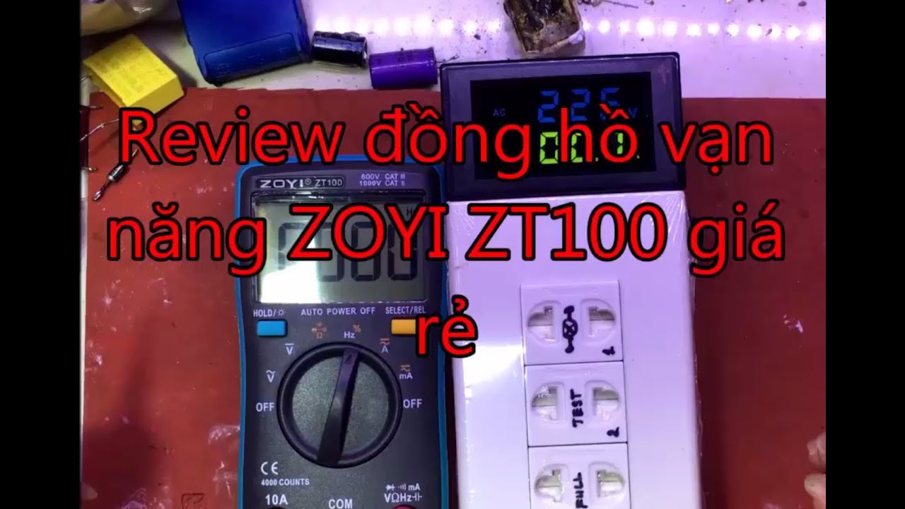 #Review đồng hồ vạn năng ZOYI ZT100 giá 220k