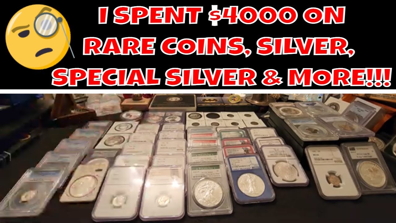 I Spent $4000 ON RARE COINS, SILVER, & SPECIAL EDITION SILVER!