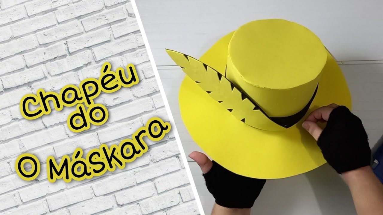 DIY: CHAPÉU DO MÁSKARA DE EVA