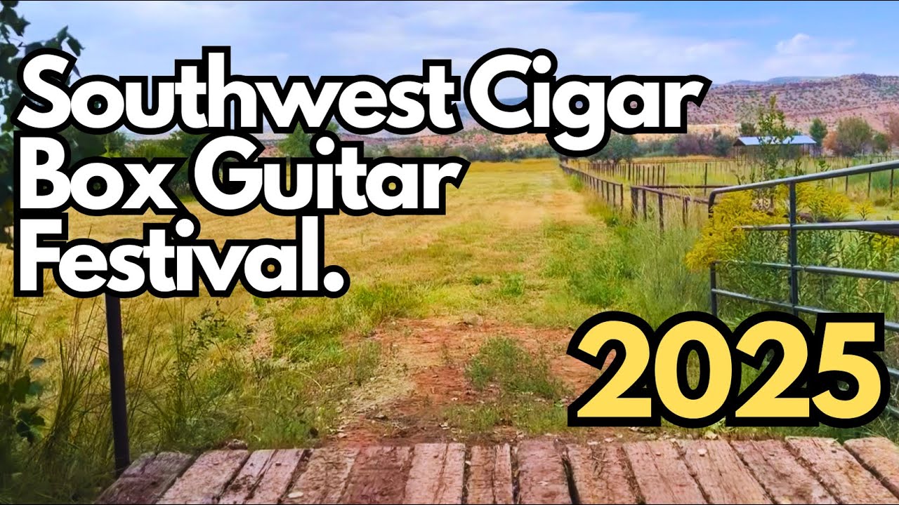 Southwest Cigar Box Guitar Festival at the beautiful San Isidore Vineyards! 🎶