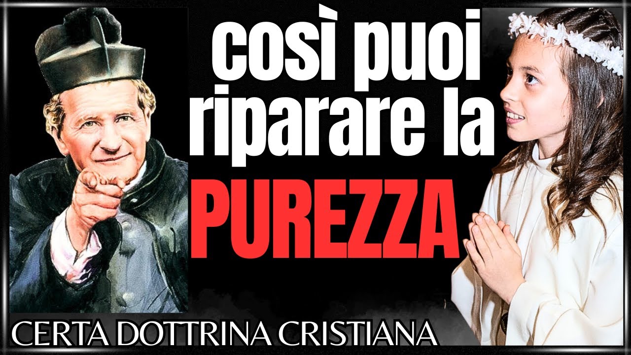 COSI' RIPARO I PECCATI CONTRO LA PUREZZA !
