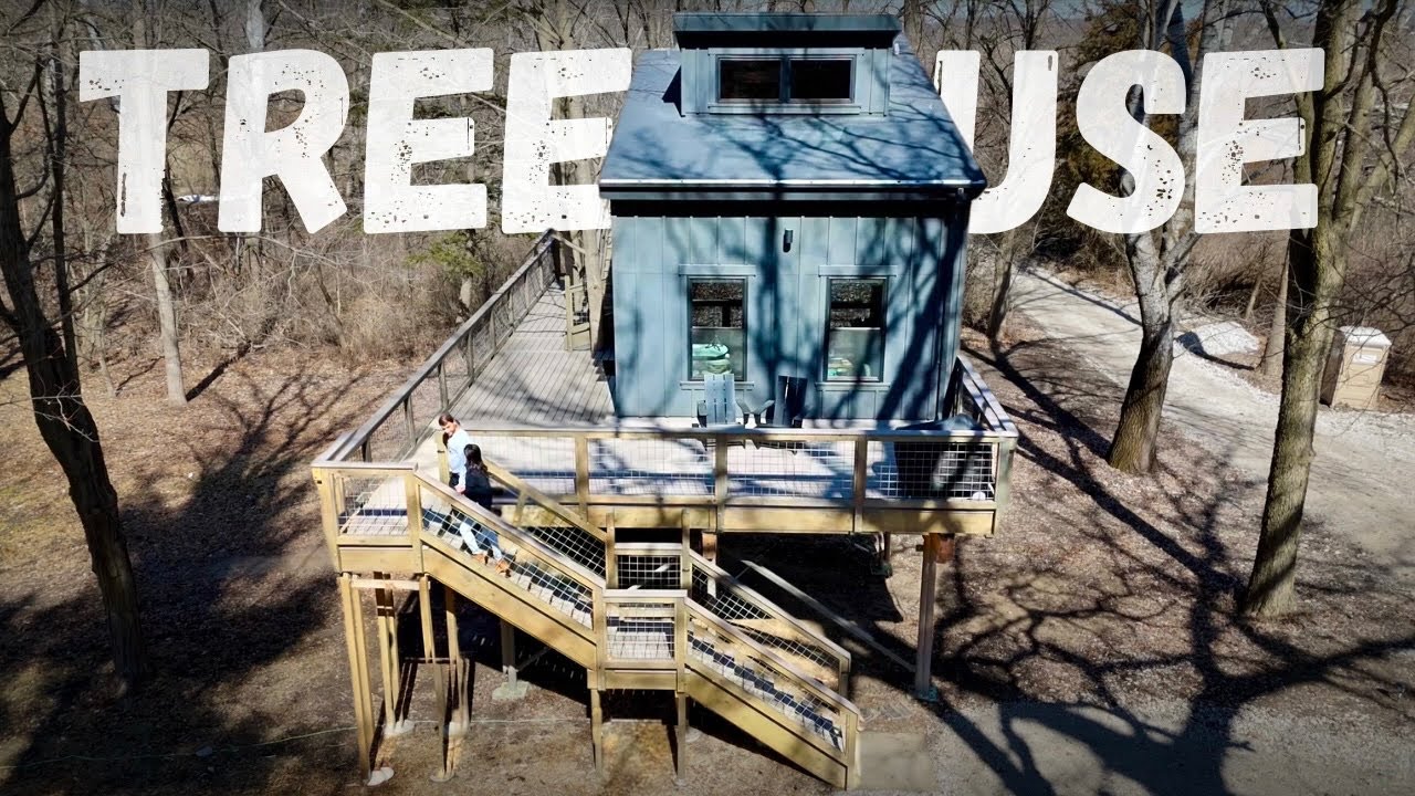 Staying in a Cozy Luxury Treehouse in Illinois &ndash; Treehouses at Starved Rock