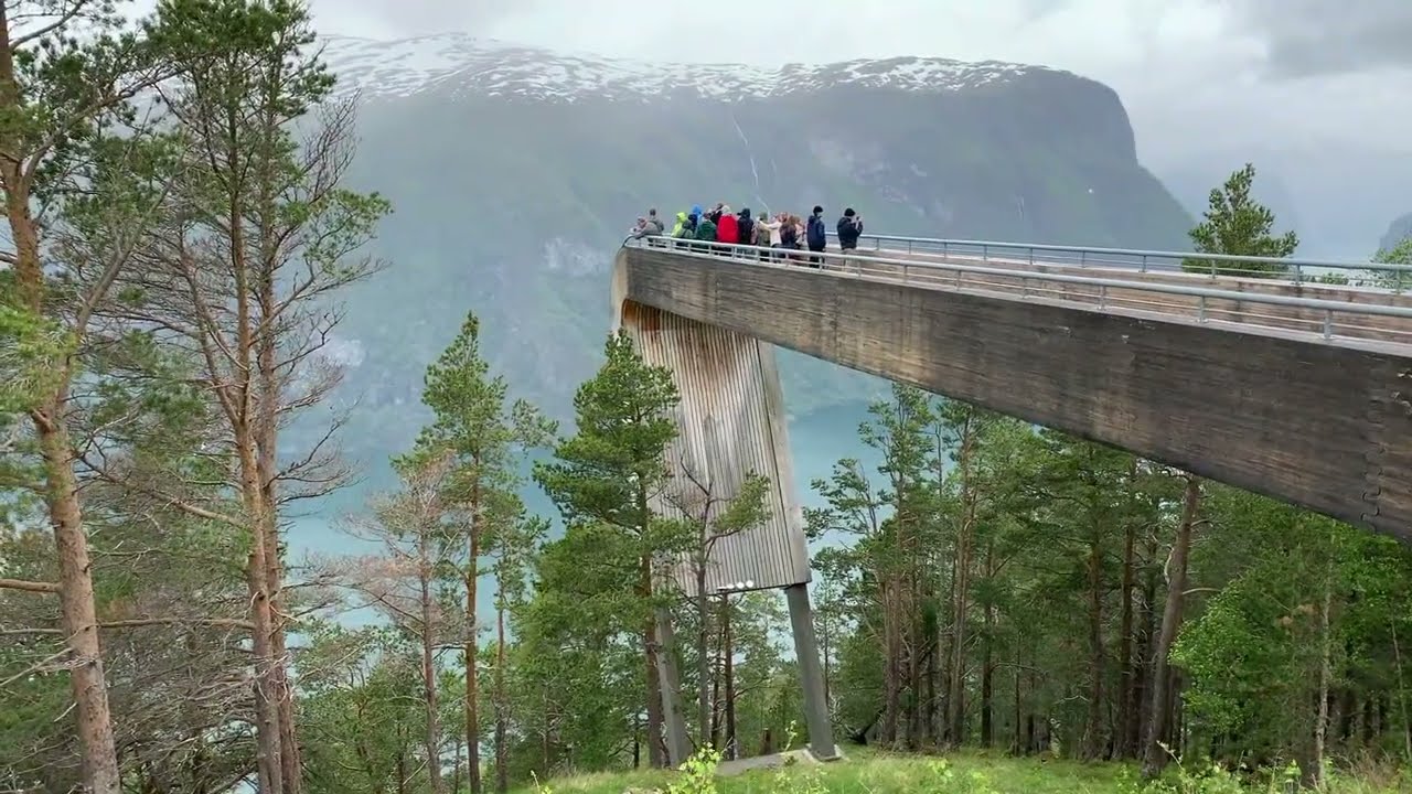 Gamle Aurlandsvegen, Stegastein, Aurlandsfjell - Norge