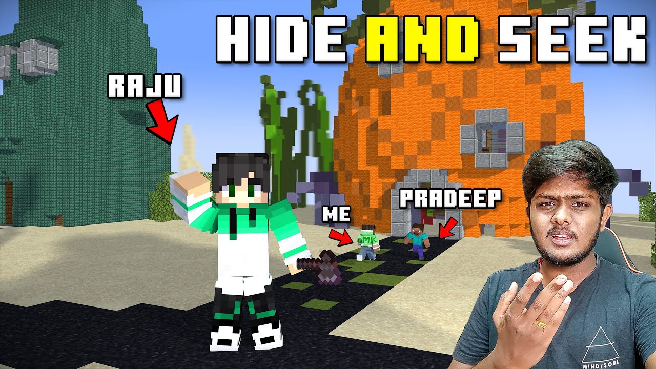 Full To Fun Hide And Seek In SpongeBob World | Minecraft In Telugu | GMK GAMER