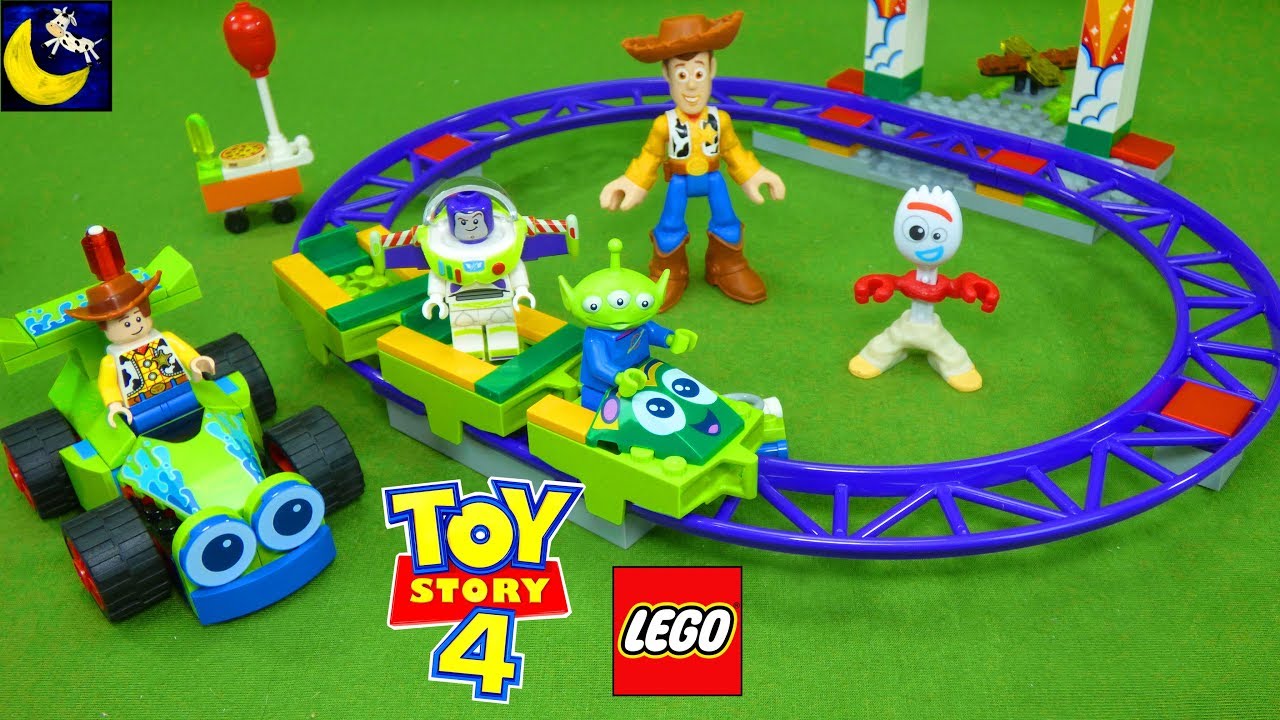 NEW Lego Sets Toy Story 4 Toys 2019 Unboxing Video for Kids RC Carnival Roller Coaster Ride Sets