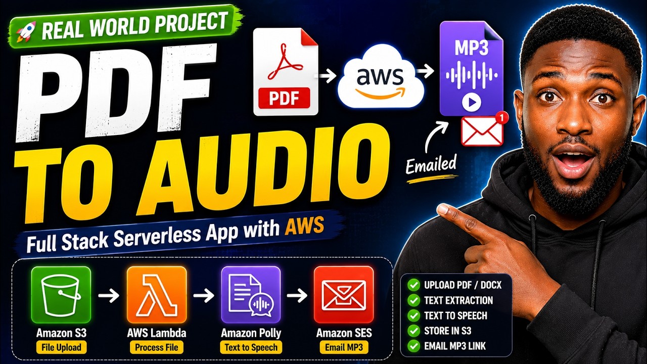 AWS Project: Convert Text to Audio and Email It (Full Stack Build)