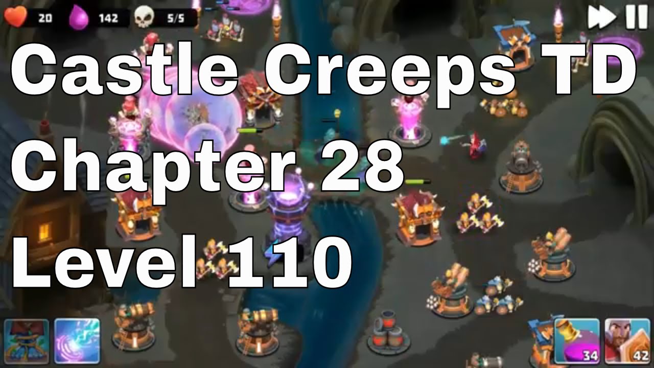 Castle Creeps Level 110