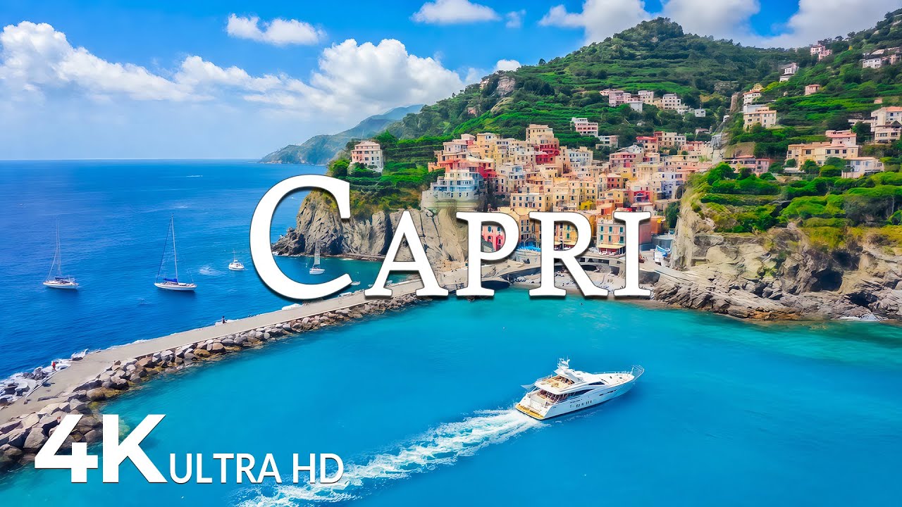 Capri 4K UHD • Stunning Footage Capri - Scenic Relaxation Film With Calming Music - 4K Video UltraHD