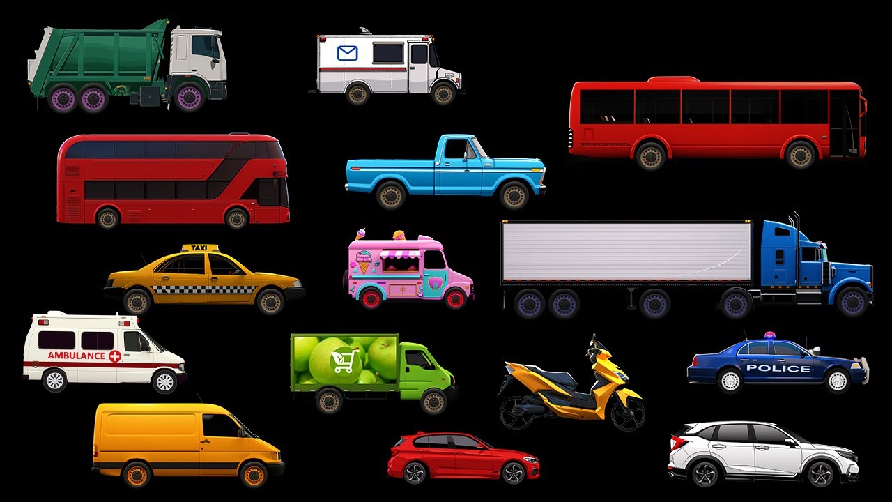 Vroom Vroom! Discover Street Vehicles | Part 1 | Cars, Buses, and Trucks