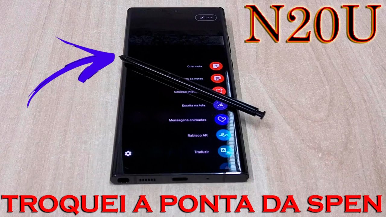 NOTE 20 ULTRA - Precisei Trocar a Ponta da Caneta Spen - DURABILIDADE da SPEN #Samsung #Galaxy
