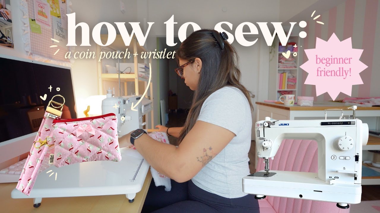 Шьем со мной 🧵✂️📏 | Шьем монетницу и браслет шаг за шагом! *легко и подходит для новичков*